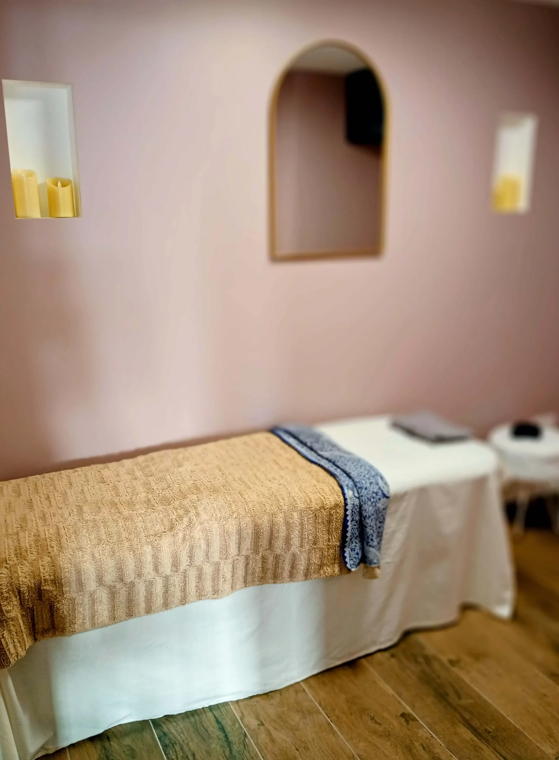 Wild Rose Massage treatment room in Shoreham-by-Sea